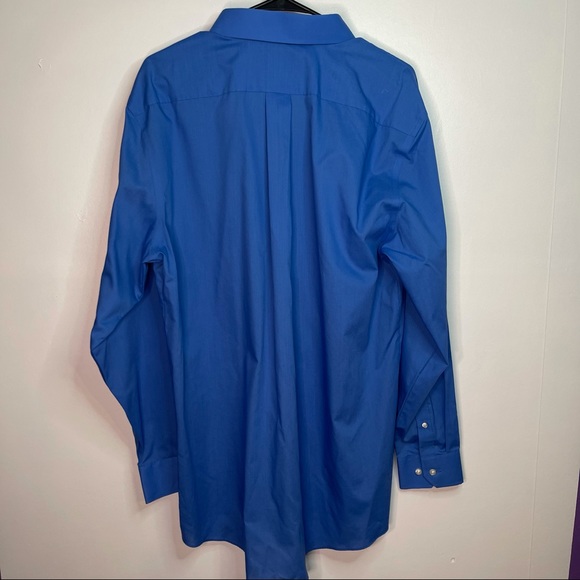 Large Blue Stafford Dress Shirt - Picture 7 of 7